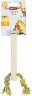 Zolux Drewniana żerdka ze sznurkiem M Dostawa GRATIS od 99 zł + super okazje - Klatki i wyposażenie dla ptaków - miniaturka - grafika 3