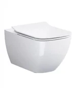 Miski WC - Opoczno Metropolitan 55,5x36 biała K38-014 - miniaturka - grafika 1