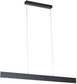 Lampy sufitowe - Paul Neuhaus Lampa wisząca ciemnoszara z diodą LED z pilotem - Casper - miniaturka - grafika 1