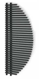 WARMTEC Grzejnik łazienkowy 50x125 cm CIRCULO Warmtec antracyt/czarny CIRCULO-500x1250-A - Grzejniki łazienkowe - miniaturka - grafika 2