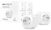 Systemy inteligentnych domów - Eve Eve Energy - Smart Plug & Power Meter for Apple HomeKit (2020) 2-Pack 10EBO8301-2X - miniaturka - grafika 1