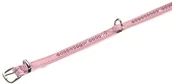 Obroże dla kotów - Nobby obroża dla psów  Crystal, różowy/biały - miniaturka - grafika 1