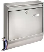 Skrzynki na listy - BURG-WÄCHTER Skrzynka na listy Borkum-Set 38770 Ni, stal nierdzewna BURG-WÄCHTER - miniaturka - grafika 1