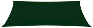 vidaXL Prostokątny żagiel ogrodowy, tkanina Oxford, 3x6 m, zielony vidaXL - Parasole ogrodowe - miniaturka - grafika 3