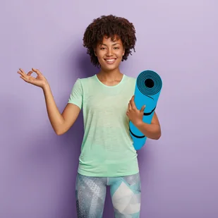 Movit NIEBIESKA MATA TPE 190x100x0,6cm DO ĆWICZEŃ JOGI - Maty do ćwiczeń - miniaturka - grafika 2