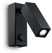 Lampy ścienne - Ideal Lux Lampa Ścienna Page Ap1 Square Nero 142241 Wys. 11,0 142241 - miniaturka - grafika 1