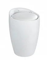 Kosze na bieliznę - Wenko Pufa Candy - kosz na pranie biały, 20 l - miniaturka - grafika 1