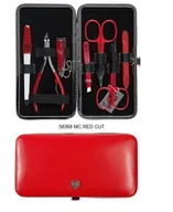 Zestawy do manicure i pedicure - Tradition 3 swords Zestaw do paznokci - 7 części 58368 MC RED CUT 9FCB-744111 - miniaturka - grafika 1