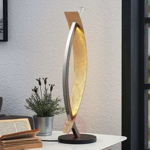 Lampenwelt COM Lampa stołowa LED Marija rustykalna, rdzawa - Lampy stojące - miniaturka - grafika 3