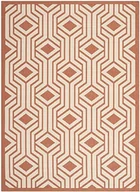 Dywany zewnętrzne - Safavieh Samos cy6113  231-Wewnętrzny/zewnętrzny dywan uniwersalne, polipropylen, beżowy/terakota CY6113-231-4 - miniaturka - grafika 1