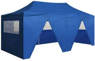 vidaXL Profesjonalny, składany namiot imprezowy, 4 ściany, 3x6 m, stal - Pawilony ogrodowe - miniaturka - grafika 12