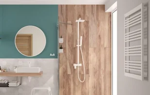 Deante Hiacynt Bianco Deszczownia z baterią mieszaczową NAC_A1QM NAC A1QM [14850081] - Deszczownice - miniaturka - grafika 5