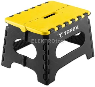 TOPEX Stołek składany, udźwig 150 kg 79R319 - Pozostałe wyposażenie warsztatu - miniaturka - grafika 2