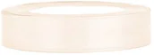 Pasmanteria - PartyDeco Tasiemka satynowa, kremowa jasna, 12 mm / 25 m TS12-079J - miniaturka - grafika 1