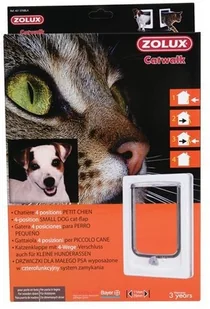 Zolux Drzwiczki dla małych psów białe - Pozostałe akcesoria dla kotów - miniaturka - grafika 2