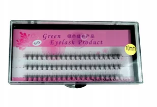 Rzęsy Jedwabne Kępki Sztuczne Rzęsy 10mm, 60 Sztuk - Sztuczne rzęsy i akcesoria - miniaturka - grafika 2