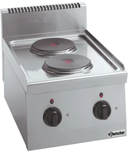 Kuchnia elektryczna 600 2PLTG 131723 - Piece, kotły  i płyty grzejne gastronomiczne - miniaturka - grafika 2