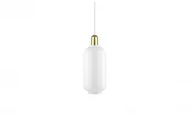 Lampy sufitowe - Normann Copenhagen Lampa wisząca Amp 502167 biała oprawa w stylu nowoczesnym 502167 - miniaturka - grafika 1