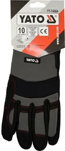 Yato RĘKAWICE SYNTETYCZNE ZAPINANE ROZM.10 YT-74664 YT-74664 - Rękawice robocze - miniaturka - grafika 3
