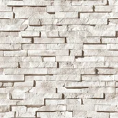 Tapety - OBI Tapeta winylowa Kamień biała 53 cm x 10 m - miniaturka - grafika 1