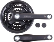 Części rowerowe - Amar Wheels Mechanizm korbowy Amar BOLD 24-34-42T 170mm czarny z osłoną 150561 - miniaturka - grafika 1