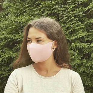 FDTwelve Maska ochronna na twarz maseczka wielorazowa liliowy róż - Urządzenia medyczne - miniaturka - grafika 2