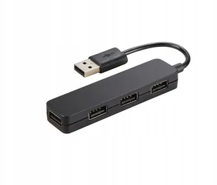 Hama HUB 1:4 USB 2.0 SLIM (00012324) - Huby USB - miniaturka - grafika 3