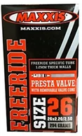 Dętki rowerowe - Maxxis dętka rowerowa Freeride, czarna, 26 X 2.20 2.50 AV, 2351-ib67 445000 MA465.SCH.220 - miniaturka - grafika 1