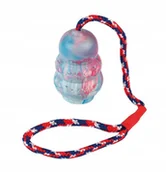 Zabawki dla psów - Kerbl Gumowa Zabawka Skoczek Na Lince 8,5cm 83492 - miniaturka - grafika 1