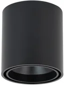 Lampy sufitowe - OxyLED Oprawa sufitowa spot tuba natynkowa CROSTI LAPILO TUBE RO czarny śr. 9,5cm - czarny Koło 456801 - miniaturka - grafika 1