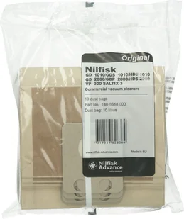 Nilfisk 10er papierowy worek filtrujący 140 8618 000 - Worki do odkurzaczy - miniaturka - grafika 2