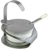 Wyposażenie lokali gastronomicznych - APS Dyspenser ze stali nierdzewnej do parmezanu o średnicy 105 mm | Pro 40482 - miniaturka - grafika 1