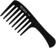 Kosmetyki i akcesoria do pielęgnacji brody - Profesjonalny grzebień Pegasus Barber 510 100% kauczuku efekt przeczesania dłonią - miniaturka - grafika 1