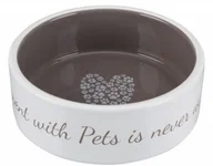 Miski dla kotów - TRIXIE Miseczka porcelanowa Pet's Home gray - miniaturka - grafika 1