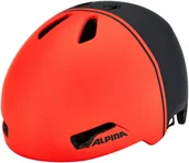 Kaski rowerowe - Alpina Hackney Kask Dzieci, black-red 51-56cm 2021 Kaski dla dzieci 9743211 - miniaturka - grafika 1