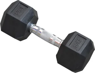 UPOMINKARNIA Hantla gumowa Hex 10kg eb fit 1015217-0 - Hantle i ciężarki - miniaturka - grafika 2