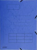 Teczki i skoroszyty - Exacompta 55360e teczek karton Manila-organizacji, ściągacz z gumką, 3 klapy, druk, 355 G, DIN A4) 10er Pack kolory sortowane 3130631553600 - miniaturka - grafika 1