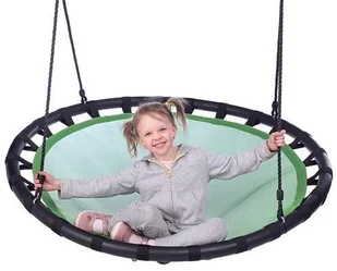 Huśtawka Ogrodowa Bocianie Gniazdo 120CM Zielona - Place zabaw - miniaturka - grafika 8