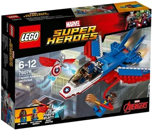 LEGO Marvel Super Heroes Odrzutowiec Kapitana Ameryki 76076 - Klocki - miniaturka - grafika 2