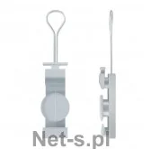 Qoltec Qoltec Uchwyt do kabli szary 54229 - Wtyczki i adaptery - miniaturka - grafika 2