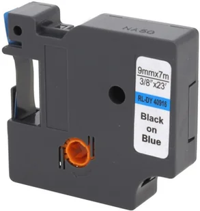 Dymo Zamiennik taśmy D1 40916 9mm niebieska/czarny - Etykiety do drukarek - miniaturka - grafika 2