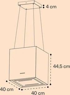 Klarstein Kronleuchter Smart CGCH3-Kronl-Sm-WH - Okapy kuchenne - miniaturka - grafika 7