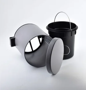 FENIKS Bathlab Z Pedałem Ze Stali Nierdzewnej Bathlab Zac Szary 3 L - Kosze na śmieci - miniaturka - grafika 2