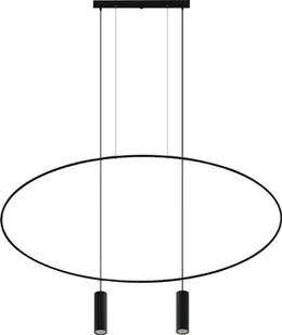 Lampa wisząca HOLAR 2 CZARNY TH.017CZ - Lampy sufitowe - miniaturka - grafika 2
