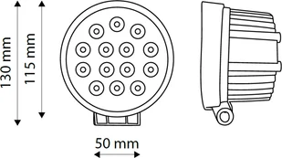 Micros warsztatowa TT Technology 14x LED TT.13242 okrągła TT.13242 - Oświetlenie warsztatowe - miniaturka - grafika 2