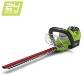 Nożyce do żywopłotu - Greenworks 2200107 24 V akumulatorowe nożyce do żywopłotu (bez akumulatora i ładowarki) 2200107 - miniaturka - grafika 1