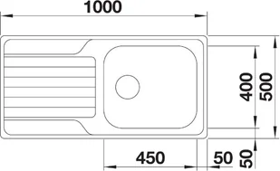 Blanco DINAS XL 6 S Stal szczotkowana, odwracalny (524254) - Zlewozmywaki - miniaturka - grafika 3