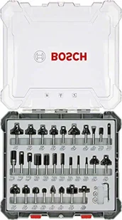Bosch Powertools powertools cutter set 30 pcs Mixed 8mm shank 2607017475 - Akcesoria do elektronarzędzi - miniaturka - grafika 2