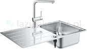 Zlewozmywaki z baterią - Grohe Grohe Minta zlewozmywak z baterią 31573SD1 - miniaturka - grafika 1