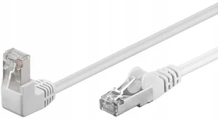 Kabel Lan Patchcord Cat 5E F/utp 1x90 Biały 1m - Patchcordy - miniaturka - grafika 5